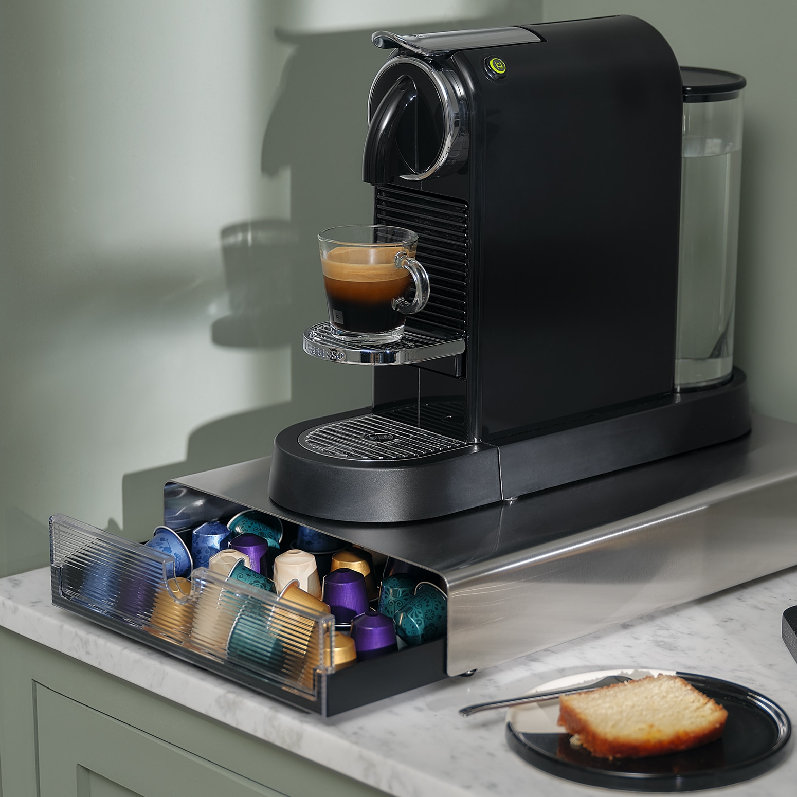 Navaris Porta Capsule Compatibile con Nespresso - Portacapsule 40x